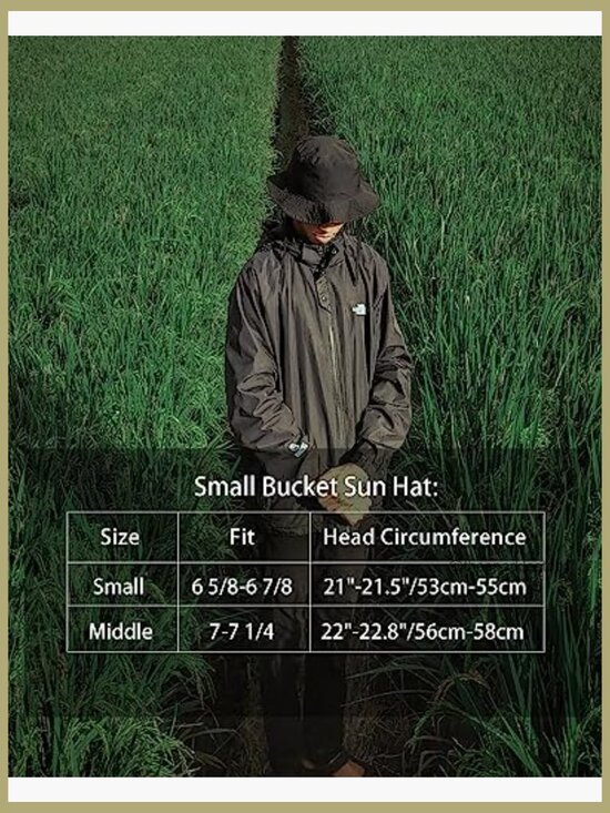 Quick-Dry Polyester Bucket Hat With Chin Strap Packable Sun Hat main image 7